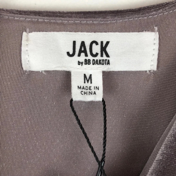 NWT Jack By BB Dakota Velvet Flare Jumpsuit Size M - Picture 3 of 12